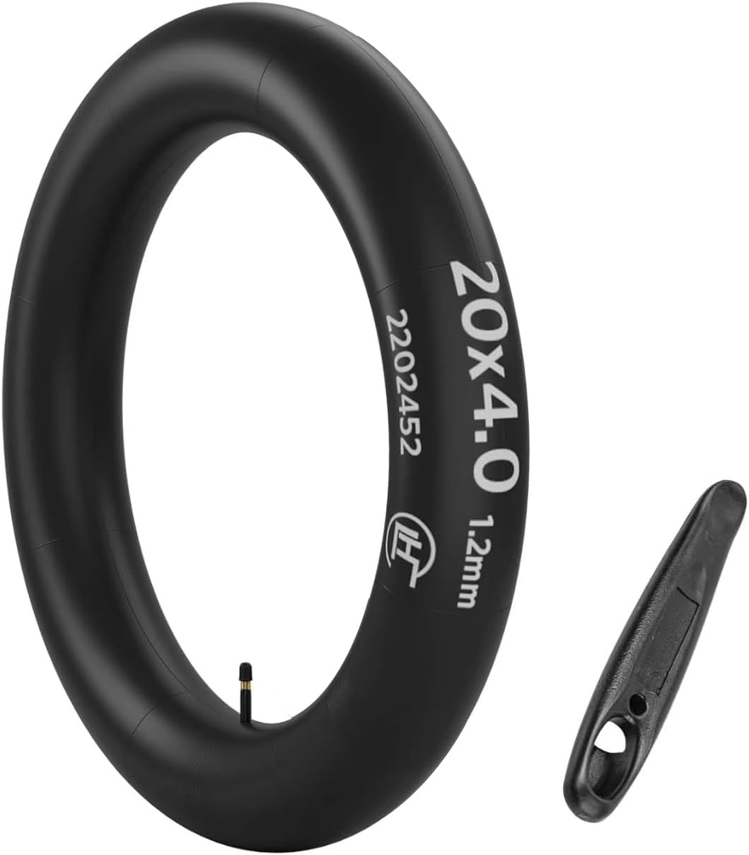 20X4.0 Puncture Resistant Fat Tire Tube for MTB and E-Bikes, All-Terrain