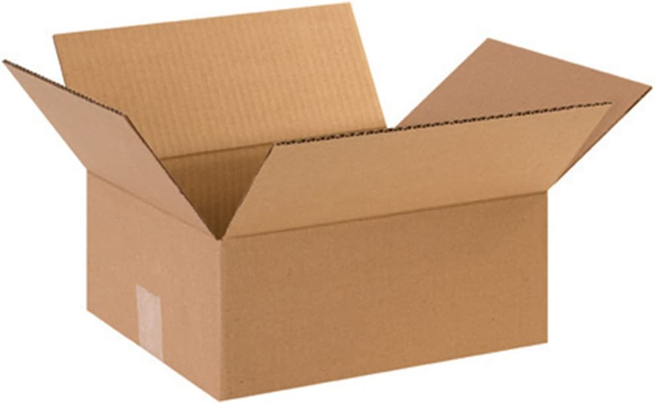 12 X 10 X 5 Corrugated Cardboard Boxes, Flat 12