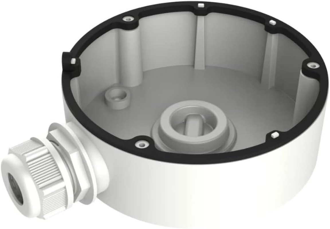 DS-1280ZJ-DM18 CB110 Conduit Base/Junction Box Compatible with Hikvison Dome Camera, White, Pack of 1