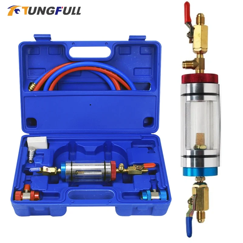 Automotive Air Conditioning Refrigerant Oil Analyzer Compressor Oil Filter for Air Conditioning System Oil Filter Test Tool