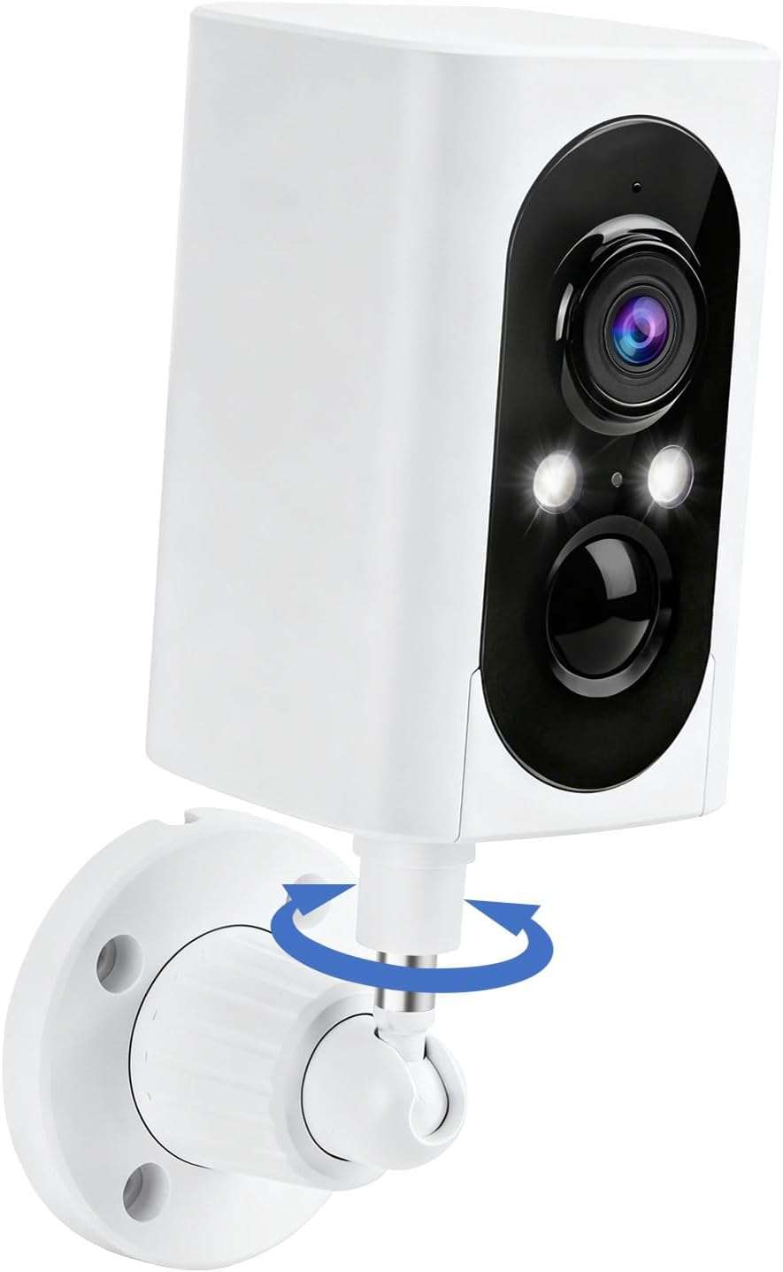Camara de seguridad inalambrica para exteriores con vision nocturna y audio