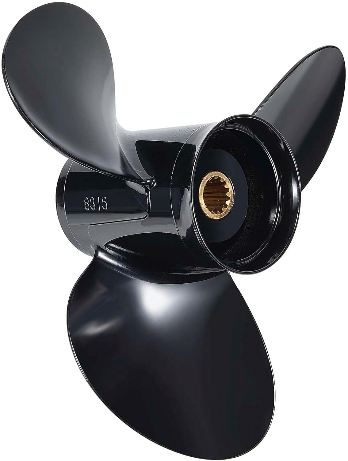 OEM Upgrade 12 1/4X15 OEM #778774 Aluminum Boat Propeller Fit BRP Johnson Evinrude OMC Stern Drive 40-75 HP,13 Spline Tooth, 12.25Dia X15 Pitch Propeller,Rh