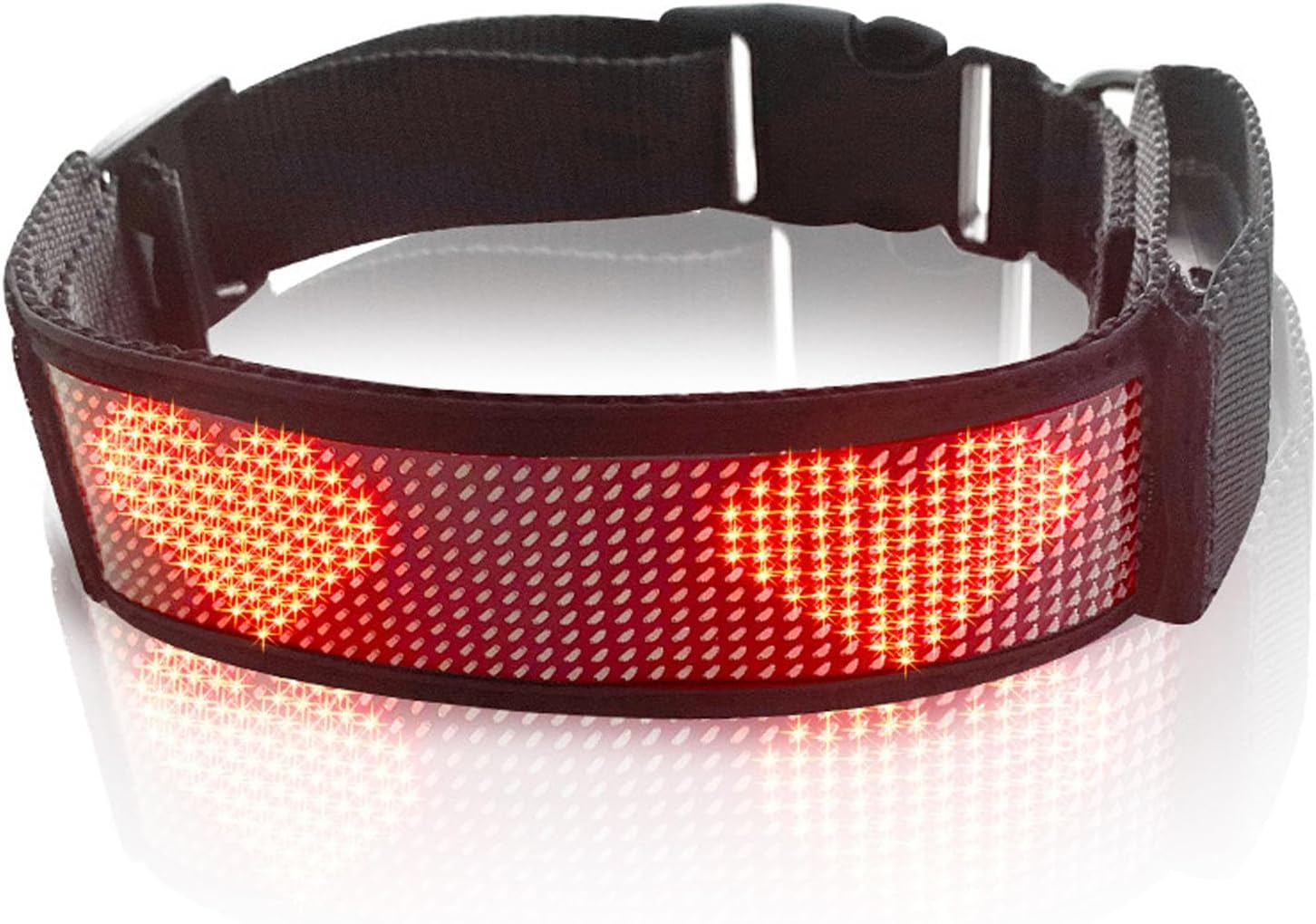 Programmable LED Collar with Connection, Rechargeable, Stylish Design, High V... - Picture 2 of 13