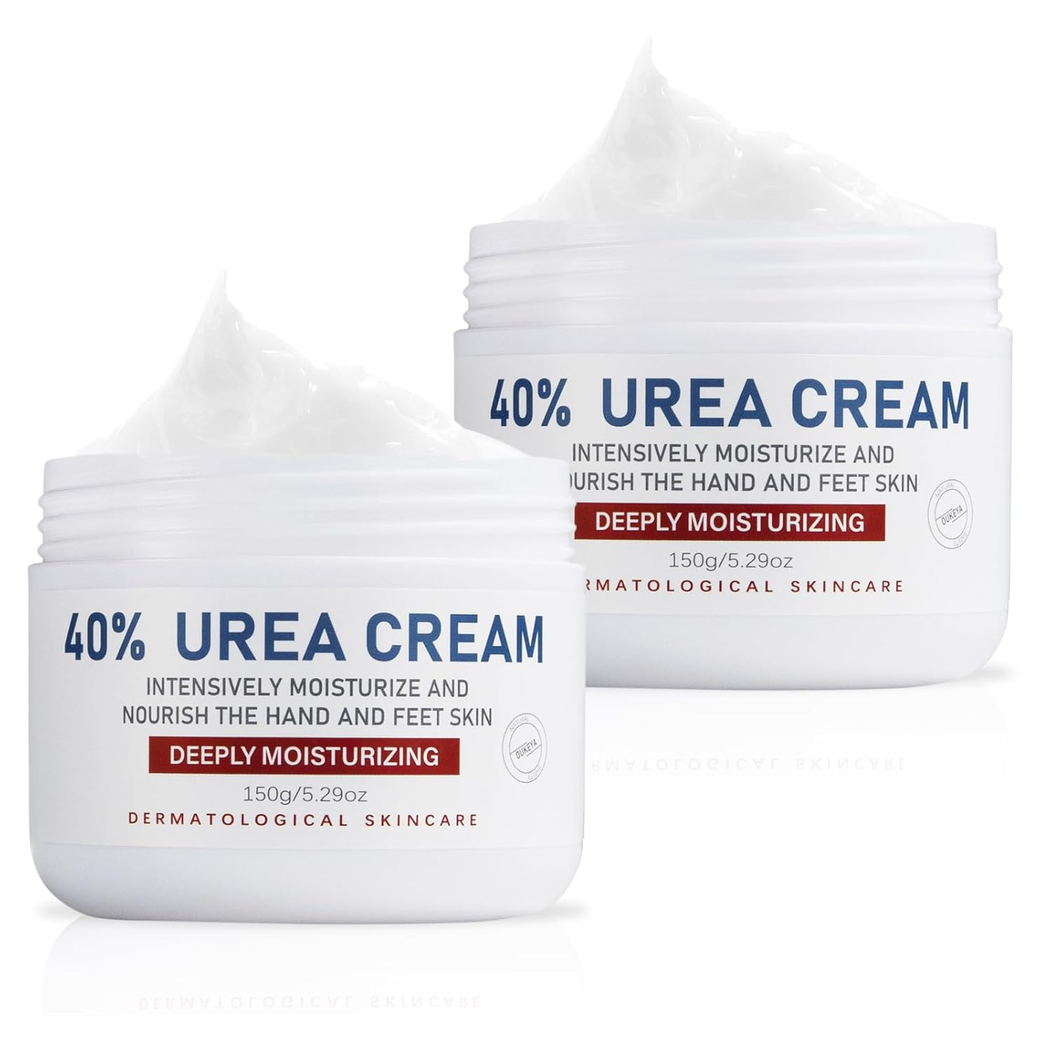 Urea Cream 40 Percent,Foot & Hand Cream for Dry Cracked,Urea Lotion for Feet Maximum Strength(2 Packs)