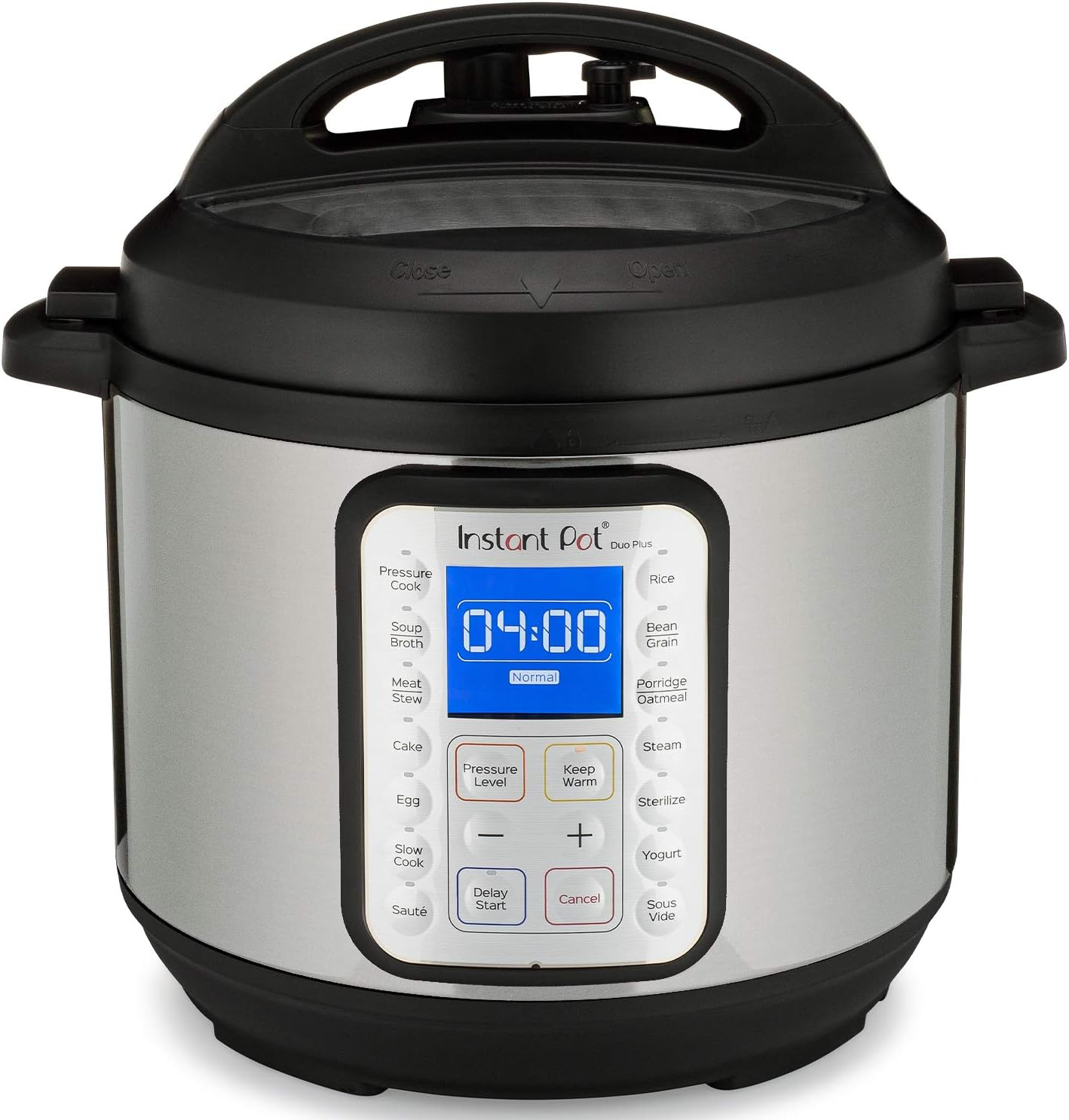 9-In-1 Duo plus 5.7L Electric Pressure Cooker. 13 Smart Programs: Pressure Cooker, Rice Cooker, Slow Cooker, Steriliser, Sauté Pan