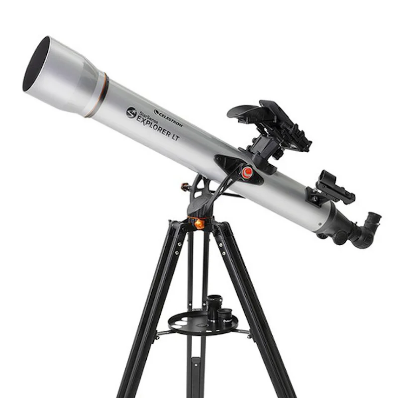Celestron SSE LT80AZ Astronomical Telescope 80/900 with Aluminum Tripod,StarSense Explorer Smartphone App-Enabled