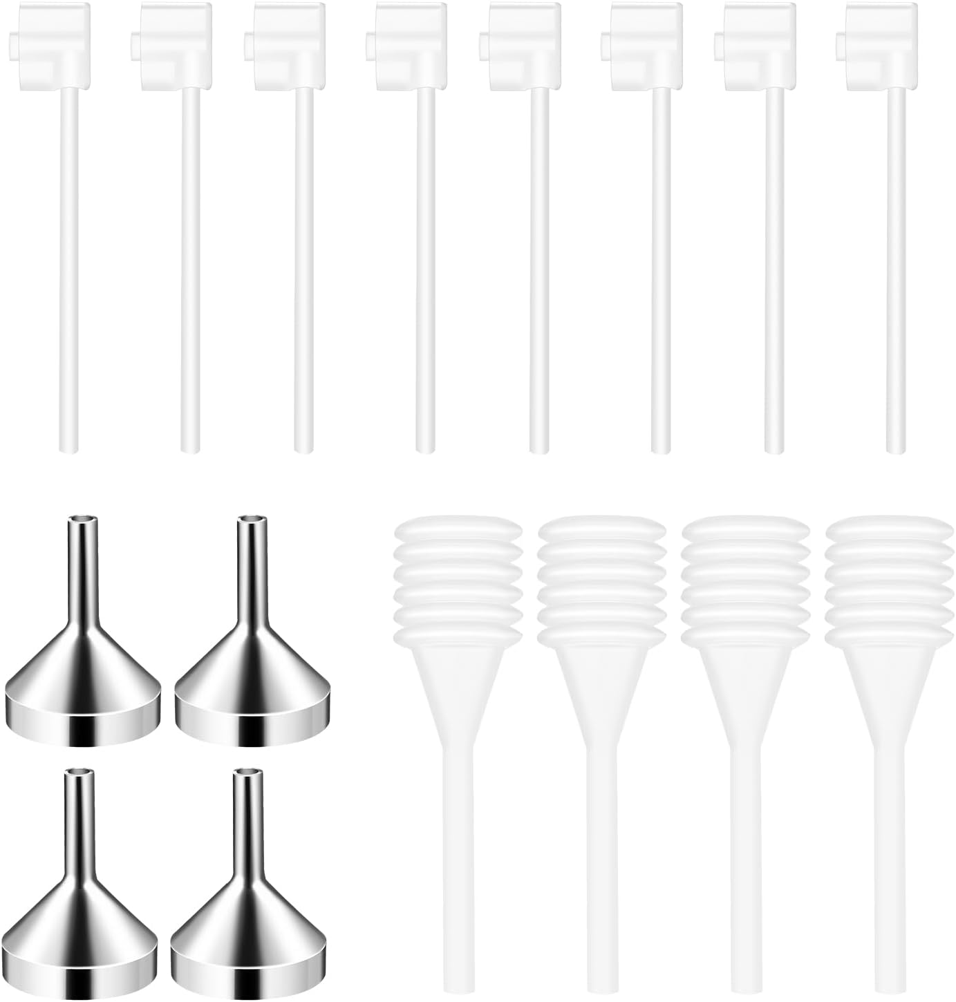 16 Pcs Perfume Refill Pump Set, Transfer Tools for Travel Atomizers & Bottles