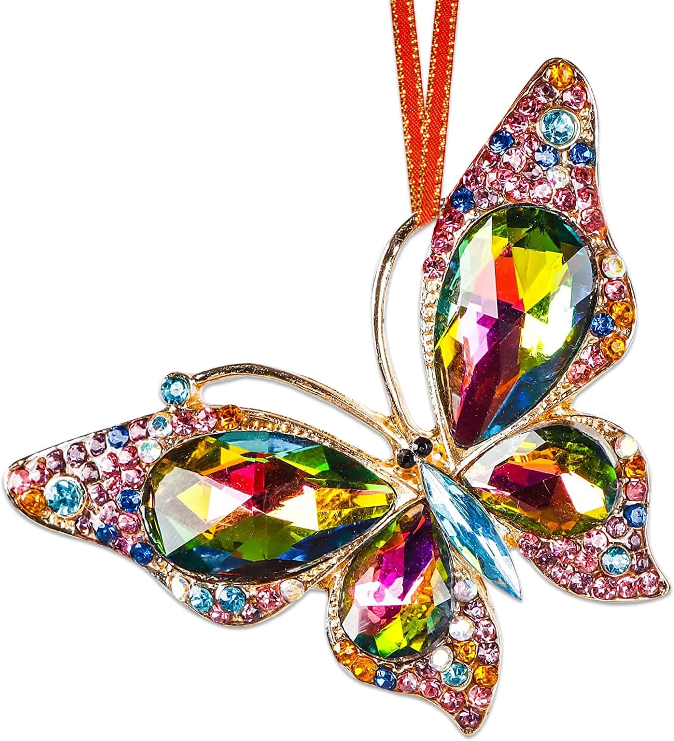 Monarch Butterfly Christmas Ornaments 2024 - Colorful Tree Decorations