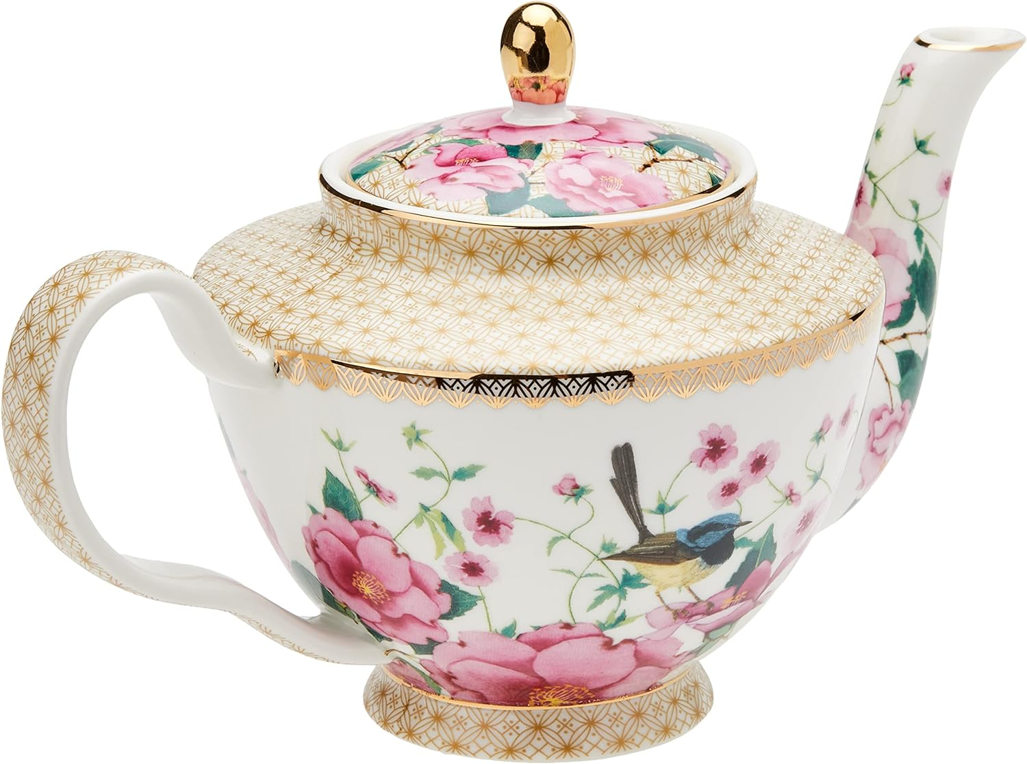 Maxwell & Williams Teas & C's Silk Road Teapot With Infuser 500ML White Gift ... - Picture 3 of 15