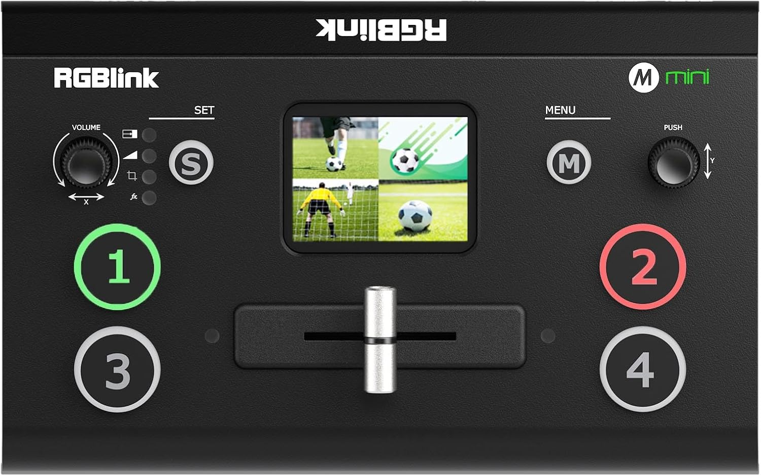 Mini Video Mixer Switcher with 4 X HDMI Inputs 2K Input/Output Real Time Live 