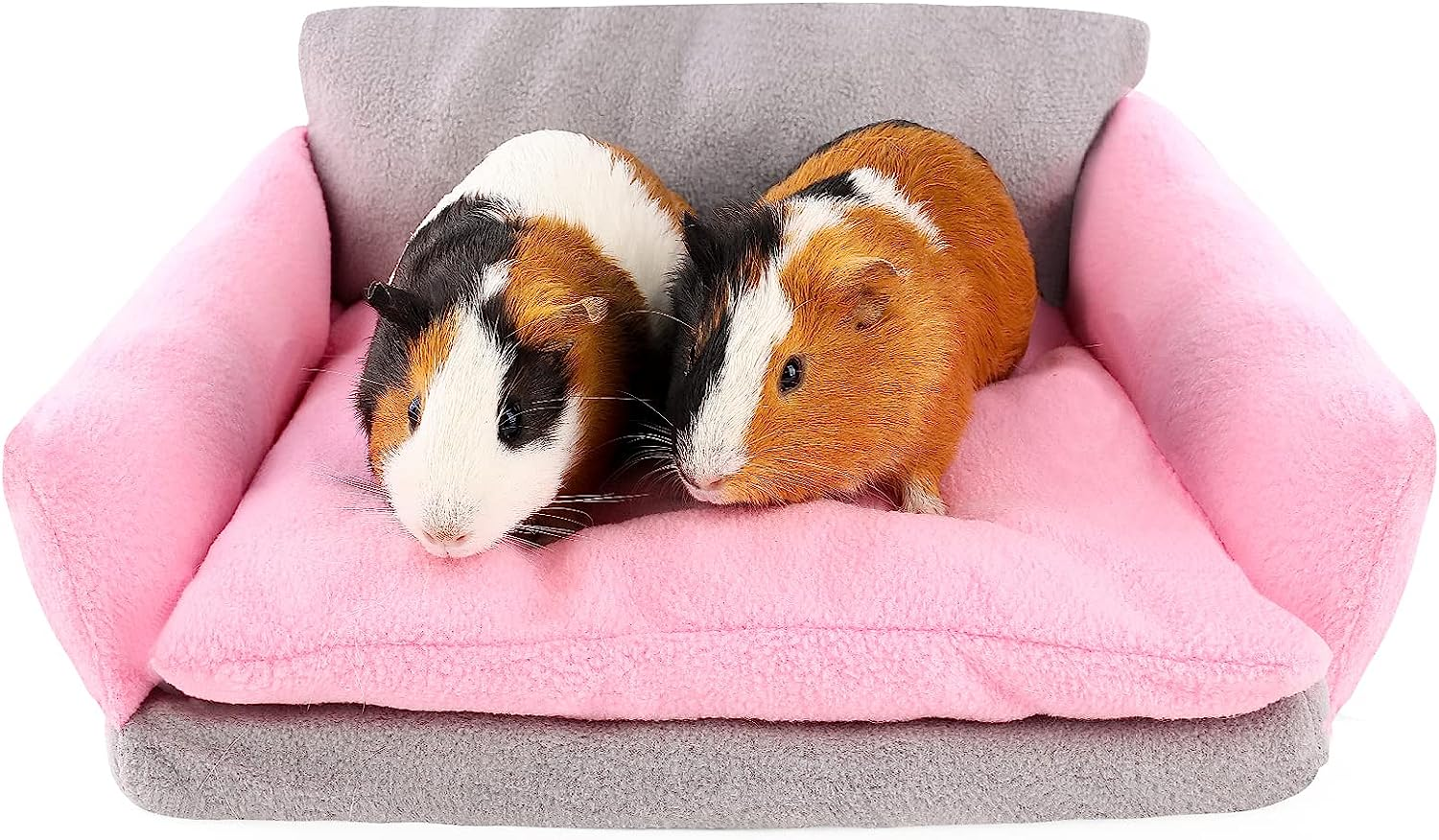 Cozy Guinea Pig Sofa with Removable Cushions Perfect for Small Pets
