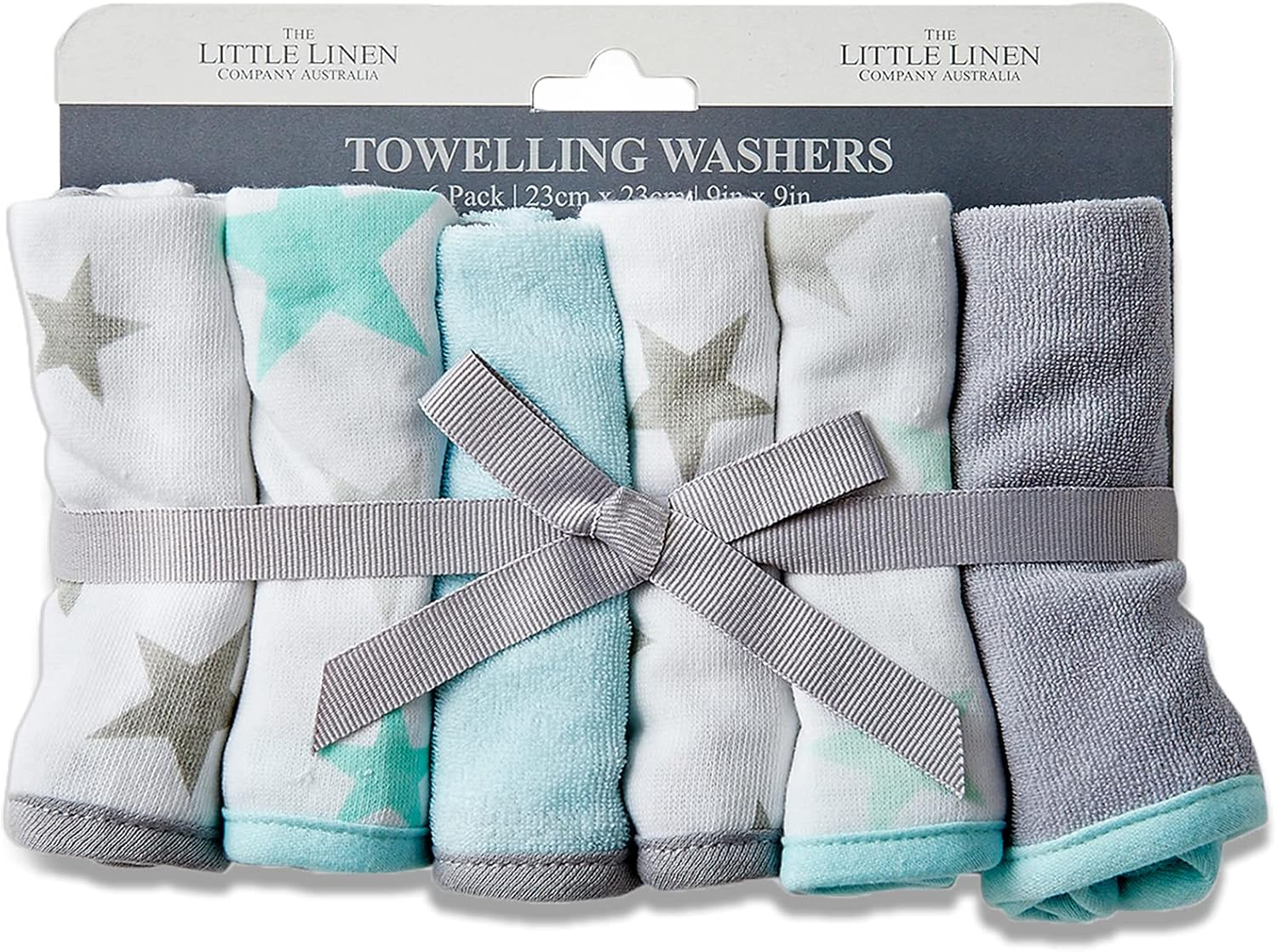 The Little Linen Company Baby Towelling Wash Cloth Baby Baby Face Washer Chee... - Picture 7 of 15