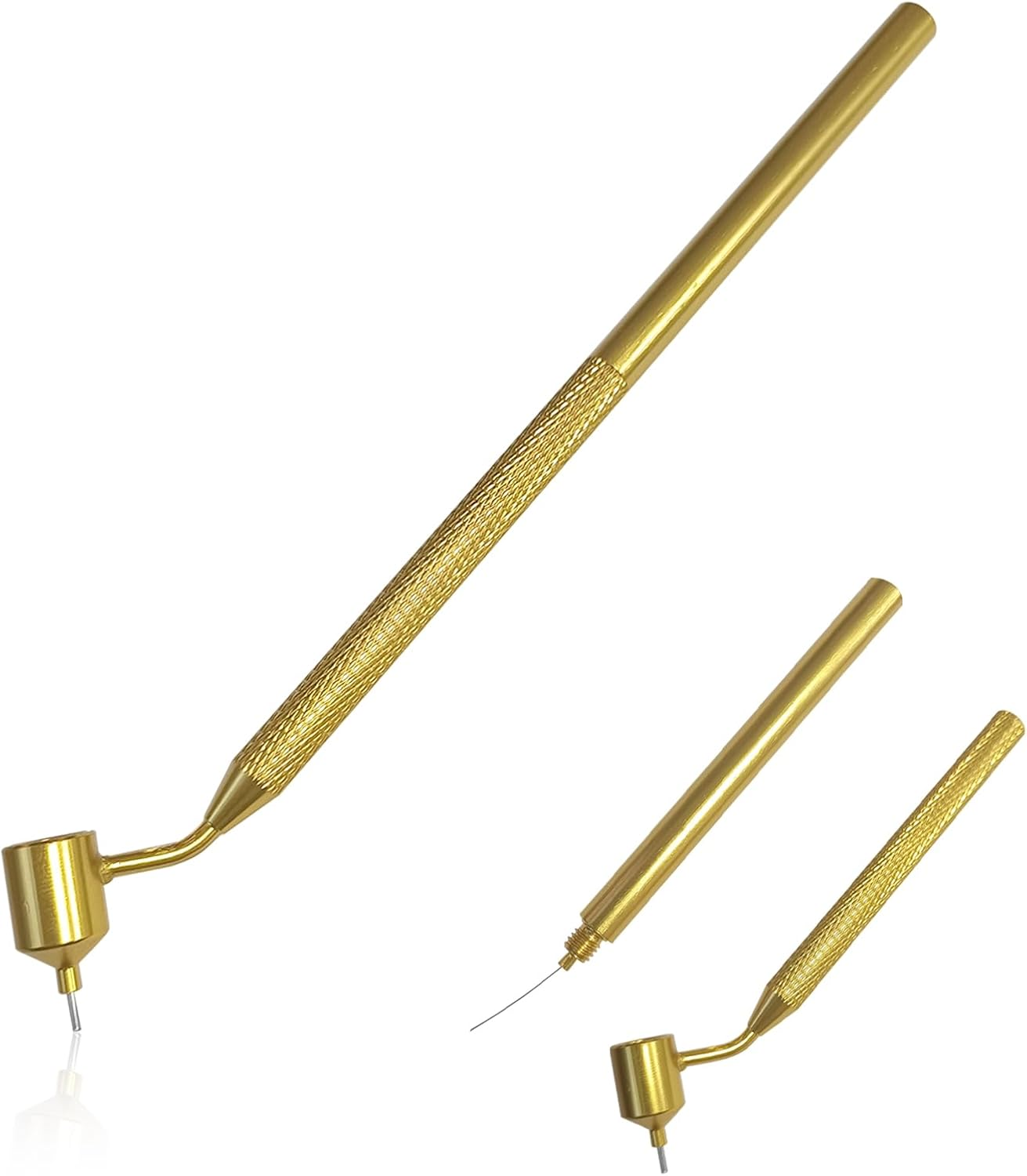 Fine Line Paint Pen Applicator Fluid Writer Tool for Automotive Touch-Up Chip Repair Precision 0.5Mm Tip for Scratch Car Touchup Durable Brass Construction