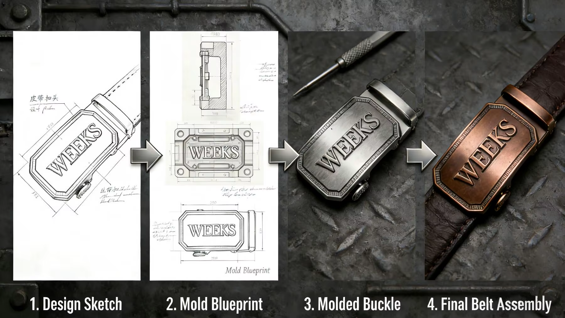 WEEKS ZPE3001 Women'S 2.8Cm Wide 105Cm Belt with Classic and Fashionable Smooth Plate Buckle Made of Alloy