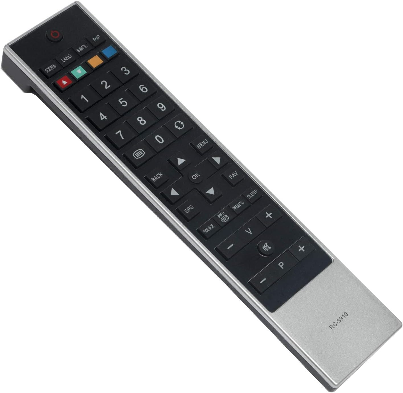 RC-3910 Telecomando Sostituito per Toshiba Freeview LCD TV 46BL712G 46BL702B 40BV701B 40BV700G 40BV700F 32BV702B 32BV701B 32BV500B 32BL702B 32BL505B 32BL502B 22BL712G