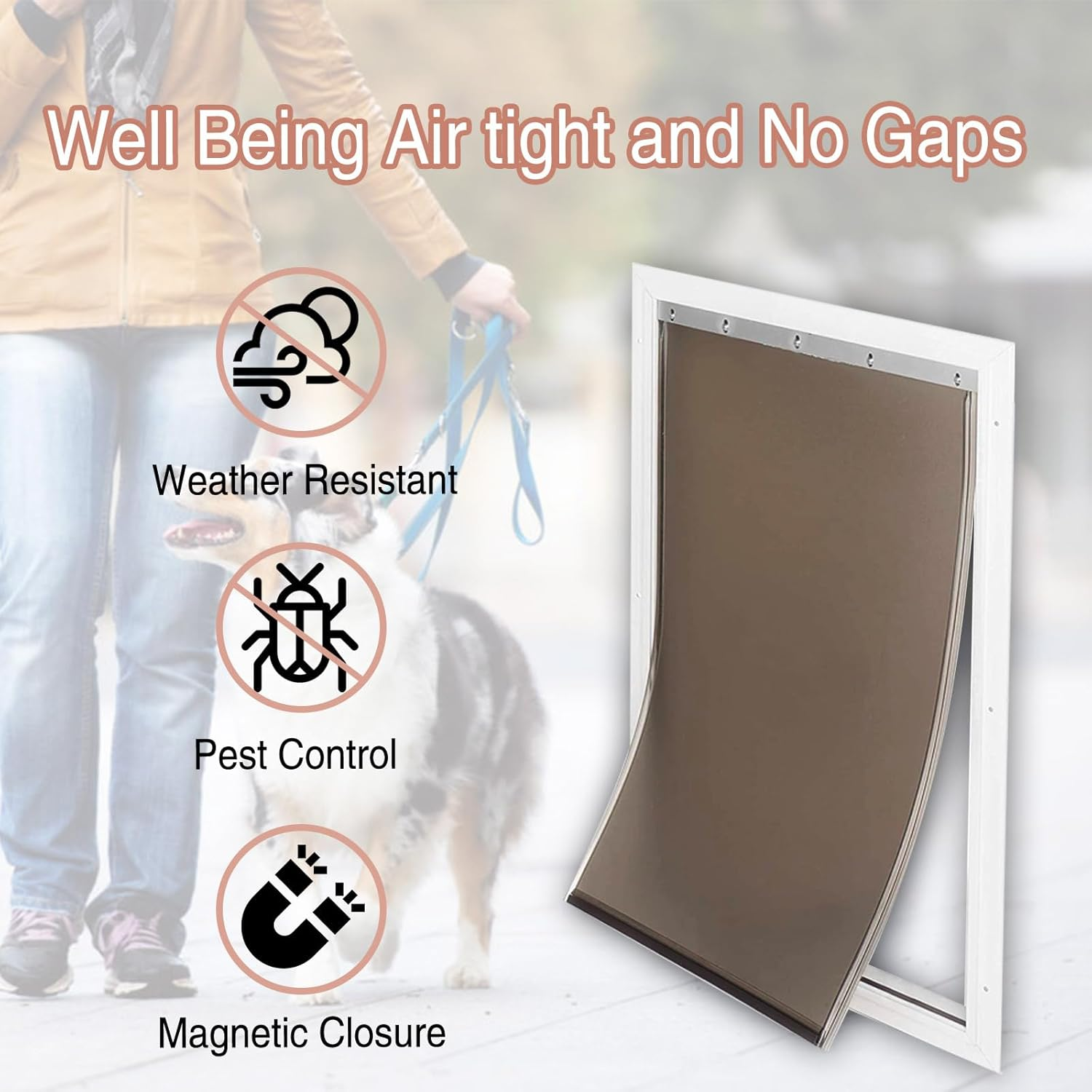 Dog Door Replacement Flaps, Large Replacement Dog Cat Door Flap Compatible wi... - Picture 6 of 14