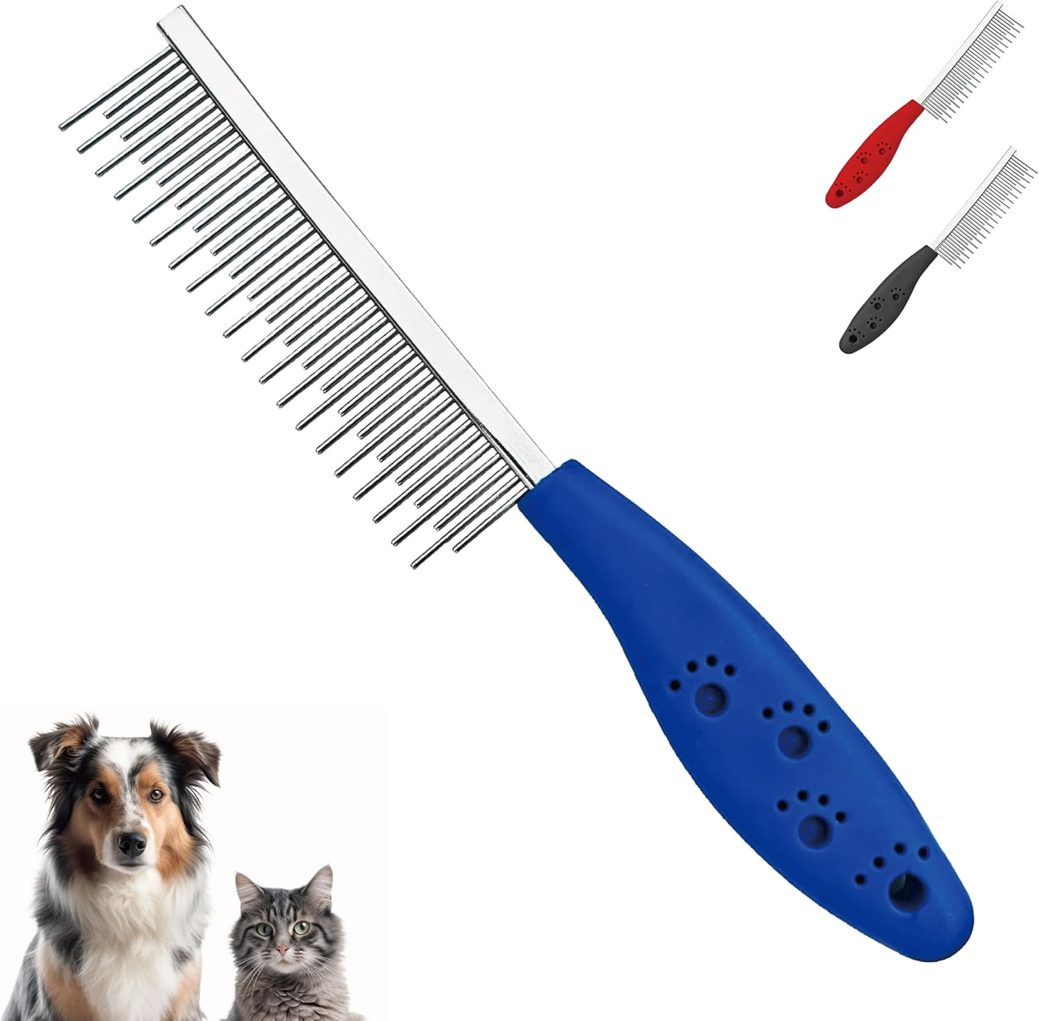 Ecixniy Pet Hair Buster Comb Small Pet Grooming Comb - Stainless Steel Dual T... - Picture 12 of 14