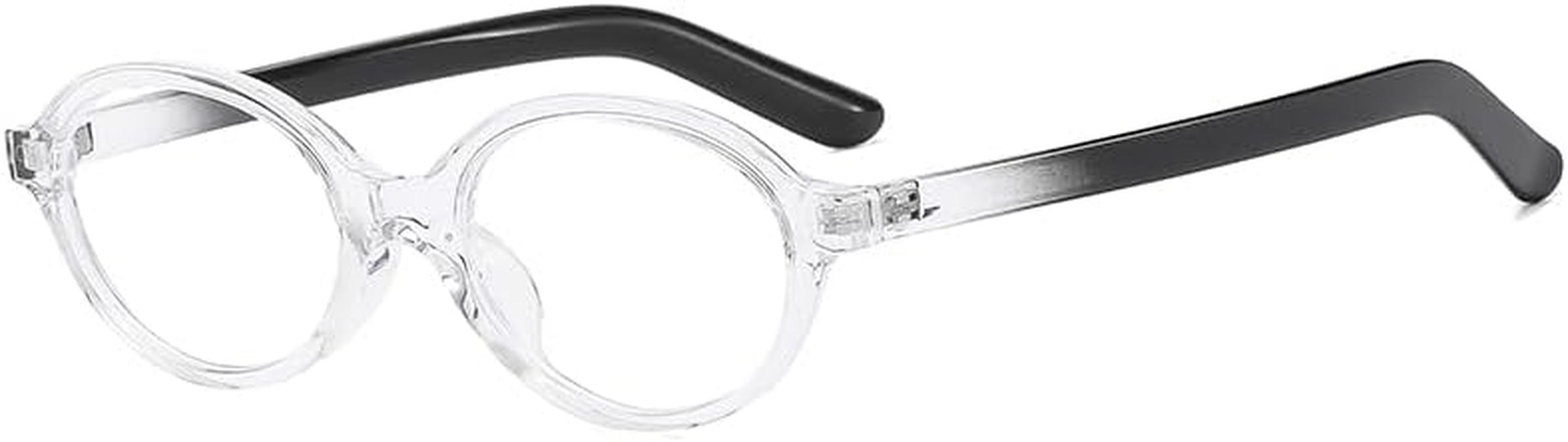 YAMEIZE Oval Blue Light Glasses Women Men - Small Anti Blue Light Glasses Ret... - Picture 10 of 19
