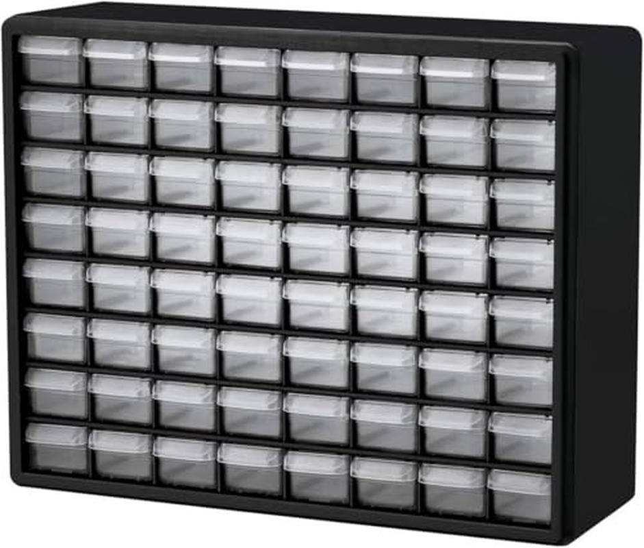 Storage Organizer Cabinet Plastic Parts Hardware Container Toy Bin 64-Drawer