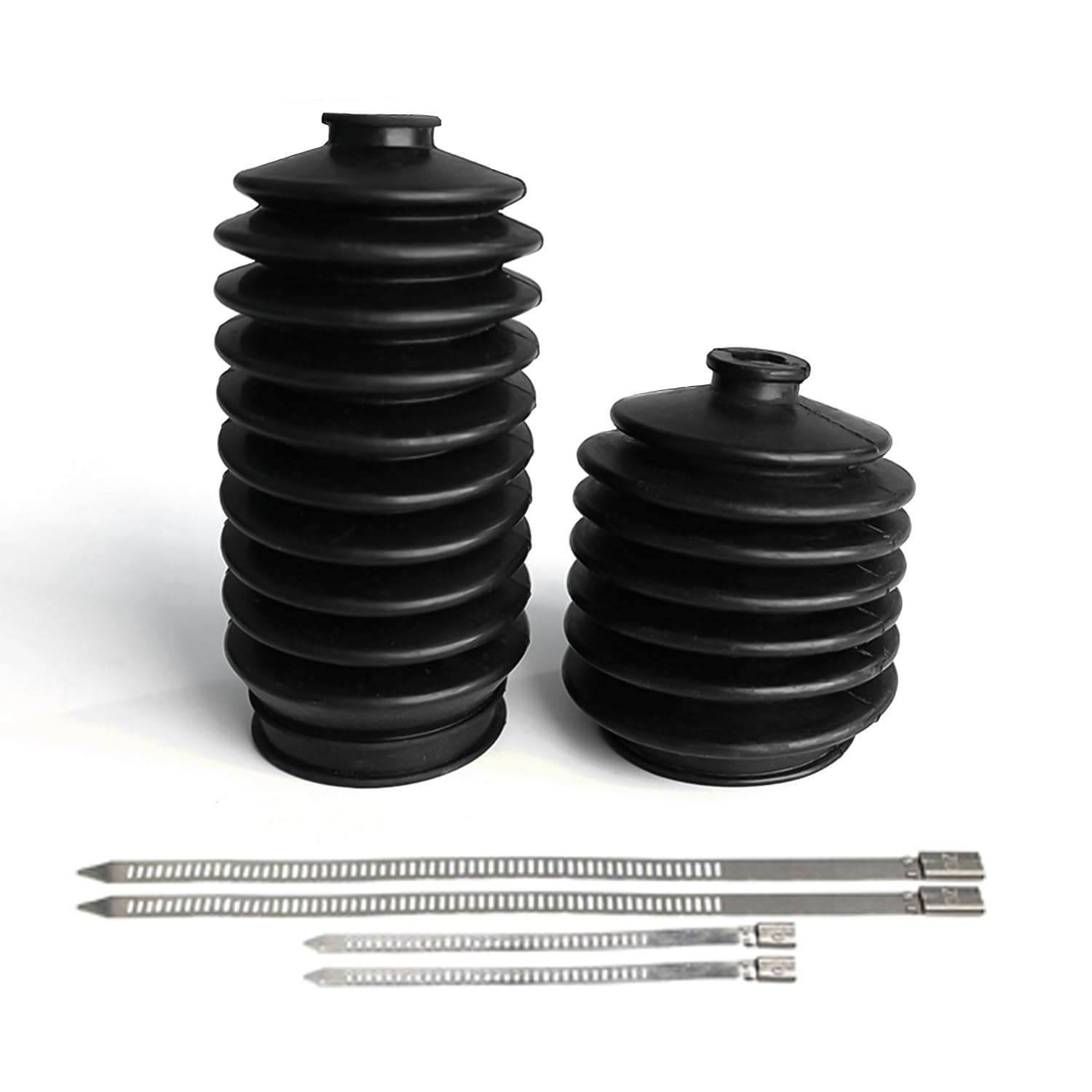 Steering Bellows with Stainless Steel Cable Tie Fits Club Car DS Gas and Electric Passenger Side,Driver Side 1013035 101880001