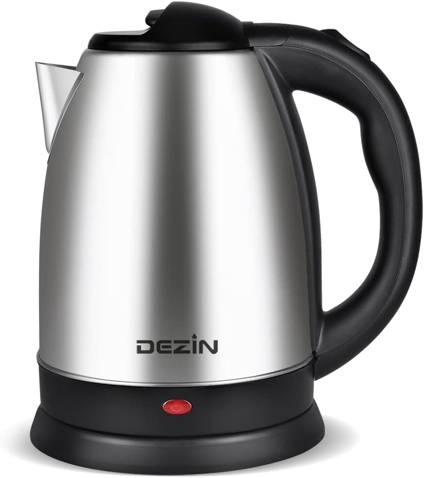Electric Kettle Upgraded, BPA Free 2L Stainless Steel Tea Kettle, Fast Boil Water Warmer with Auto Shut off and Boil Dry Protection Tech for Coffee, Tea, Beverages