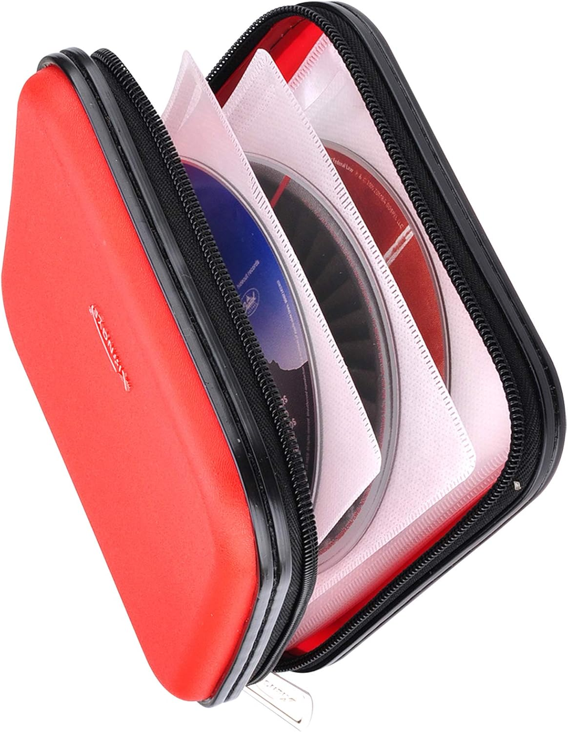 CD DVD Wallet, 32 Capacity Heavy Duty, DVD CD Case Holder for Car, Portable DVD