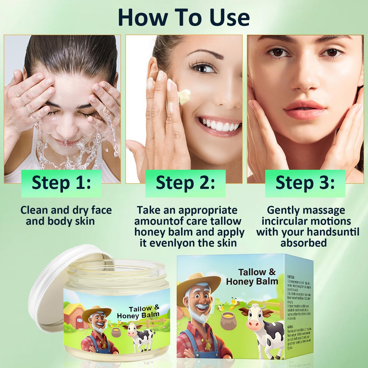 Tallow and Honey Balm, Beef Tallow and Honey Balm, Refreshing and Non Greasy ... - Picture 9 of 13