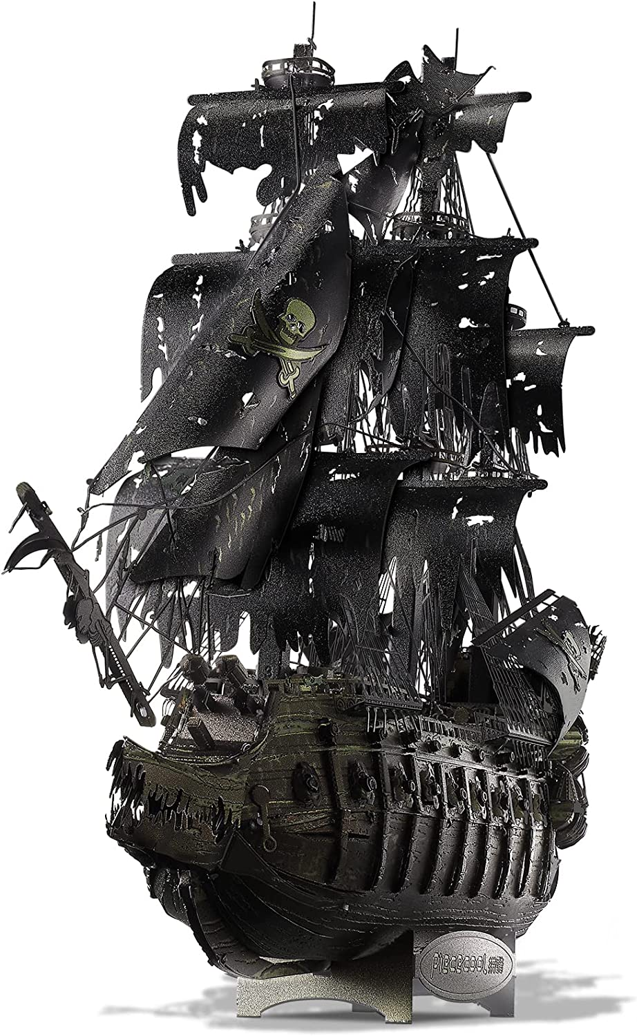 Metal 3D Puzzles for Adults, Flying Dutchman Pirate Ship Model