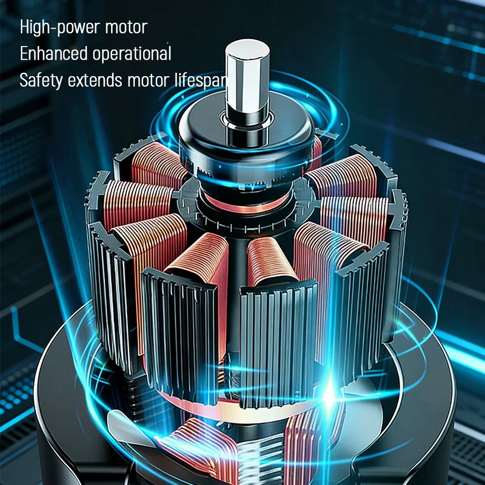 20V Rechargeable Li-ion Vacuum Cleaner 17000Pa High Suction Cordless Vacuum Cleaner Garage Wet Dry Shop Vac for DeWalt