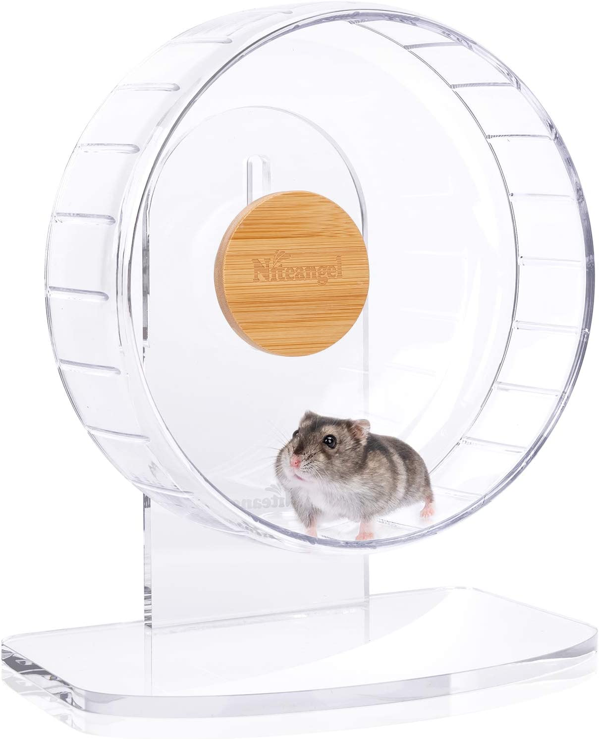 Niteangel Super-Silent Hamster Exercise Wheels: - Quiet Spinner Hamster Runni... - Picture 3 of 22