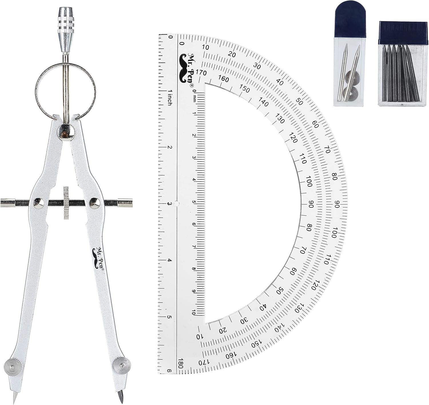 - Protractor and Compass Set, Compass Protractor Set, Protractor, Compass for Geometry, Math Compass, Compass School, Math Compass and Protractor, Geometry Tools Set