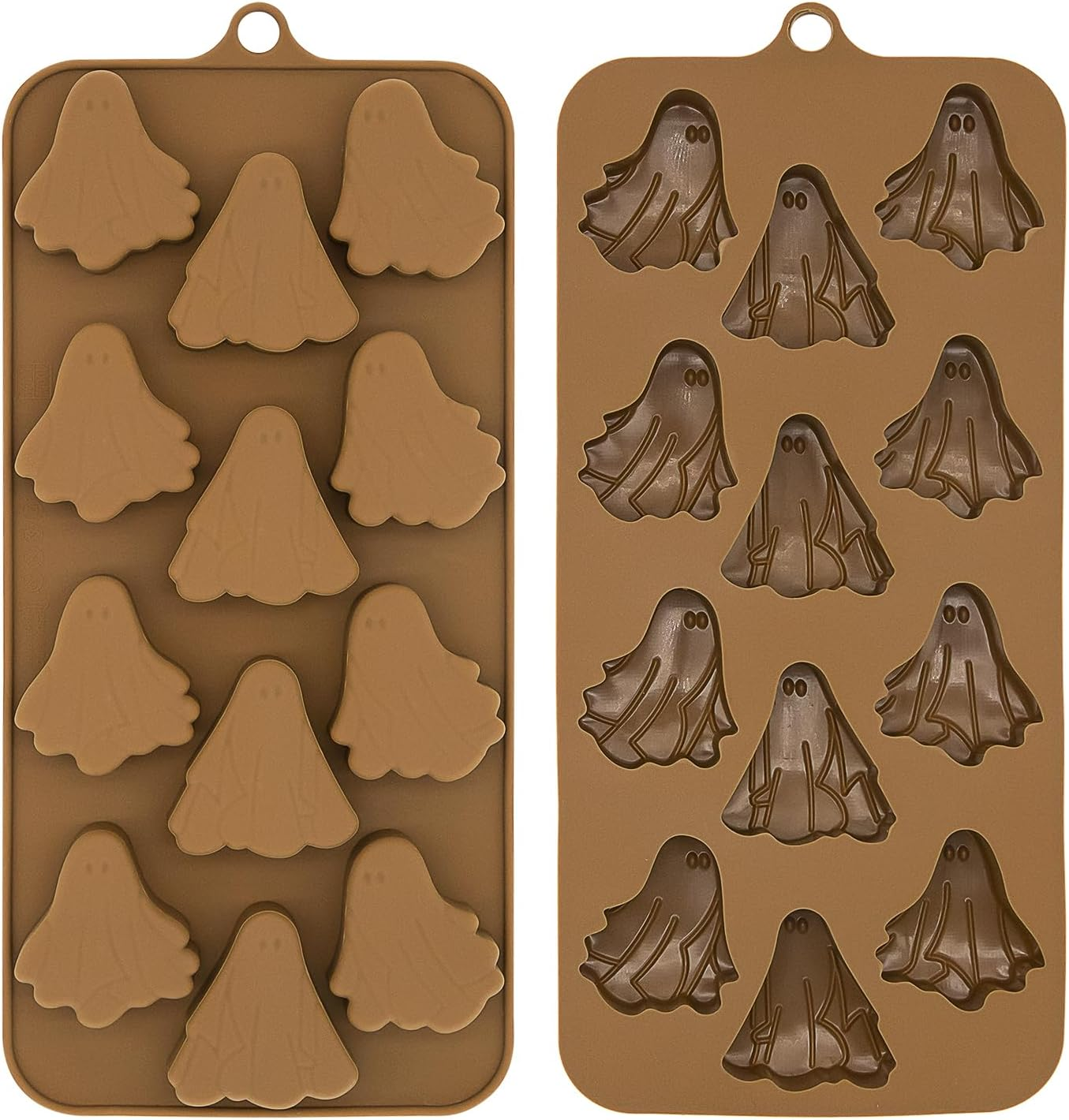 ALLY-MAGIC Halloween Silicone Skull Ice Cube Moulds Candy Molds Fondant Mould... - Picture 10 of 14