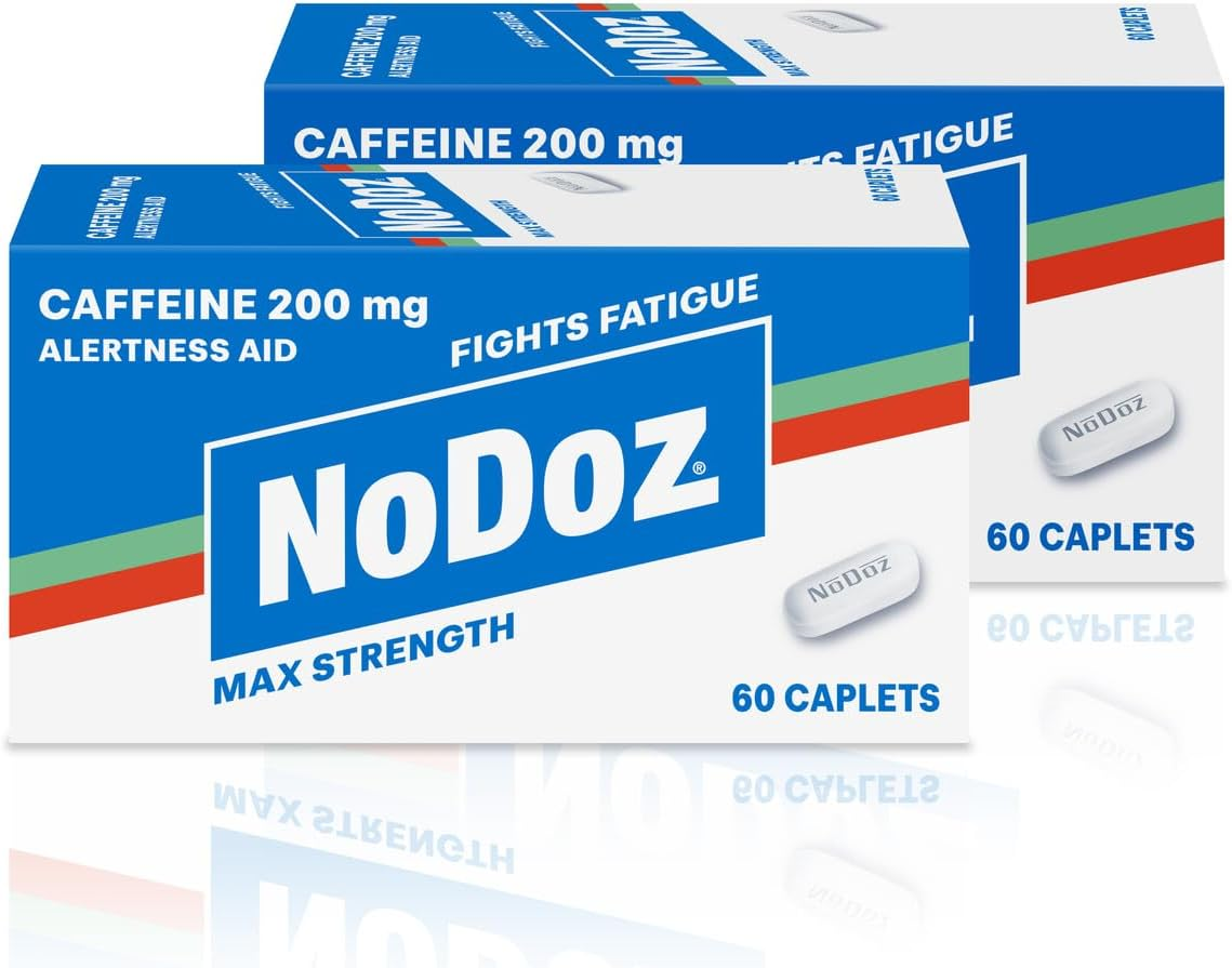 200Mg Caffeine Pills Maximum Strength, 120 Caplets Total
