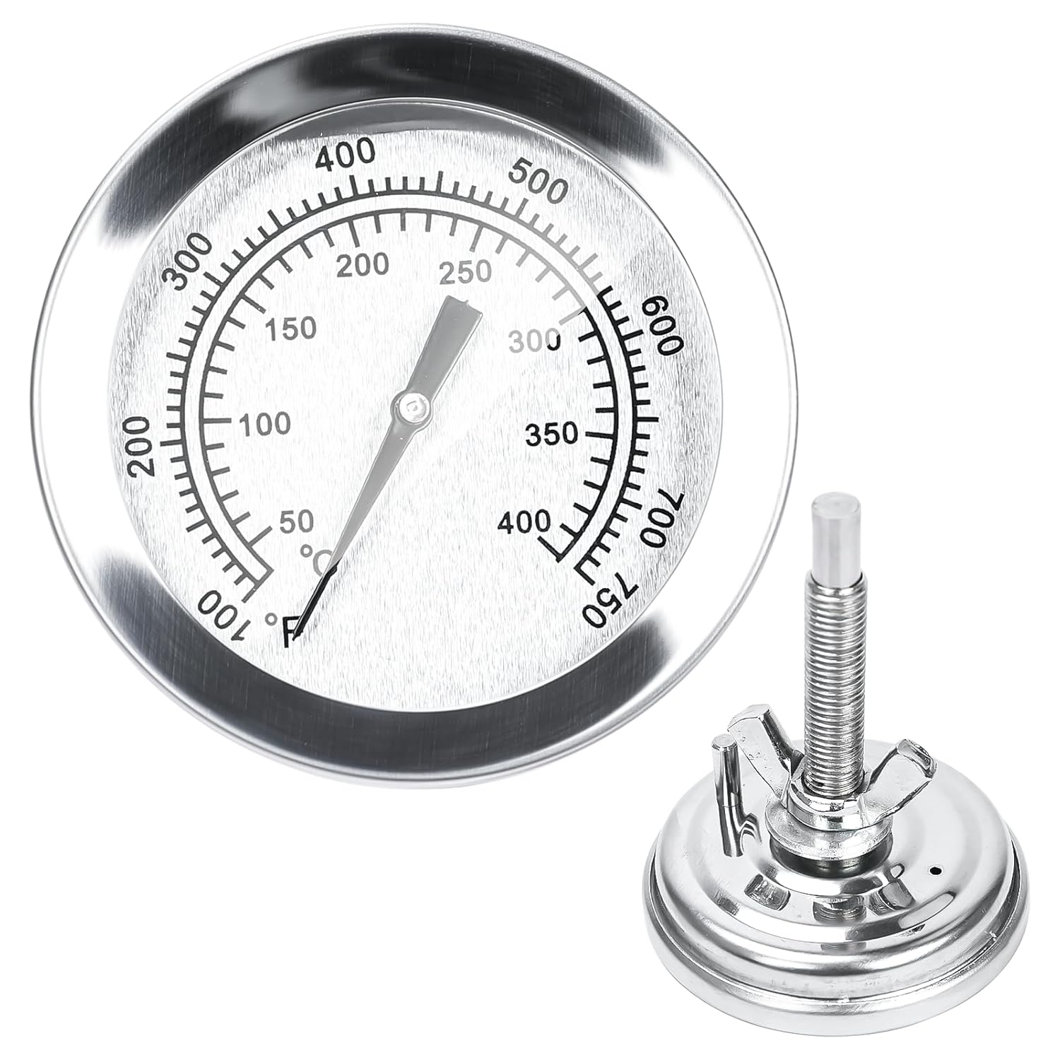 Hisencn 2'' Temperature Gauge for Char Griller Replacement Parts,for Chargriller
