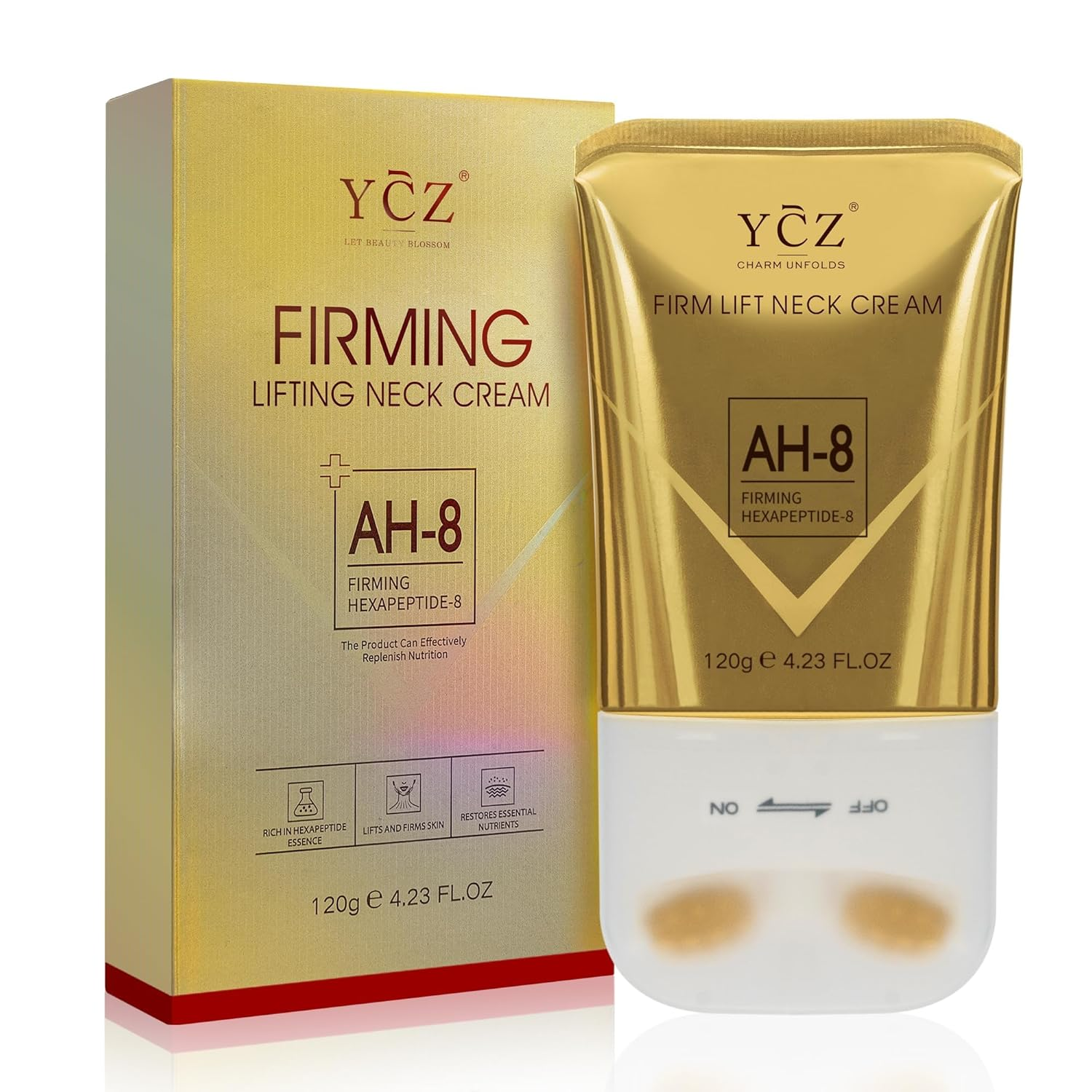 AH-8 Firming Neck Cream for Crepey Skin Body Care Comfort Contains Hexape...