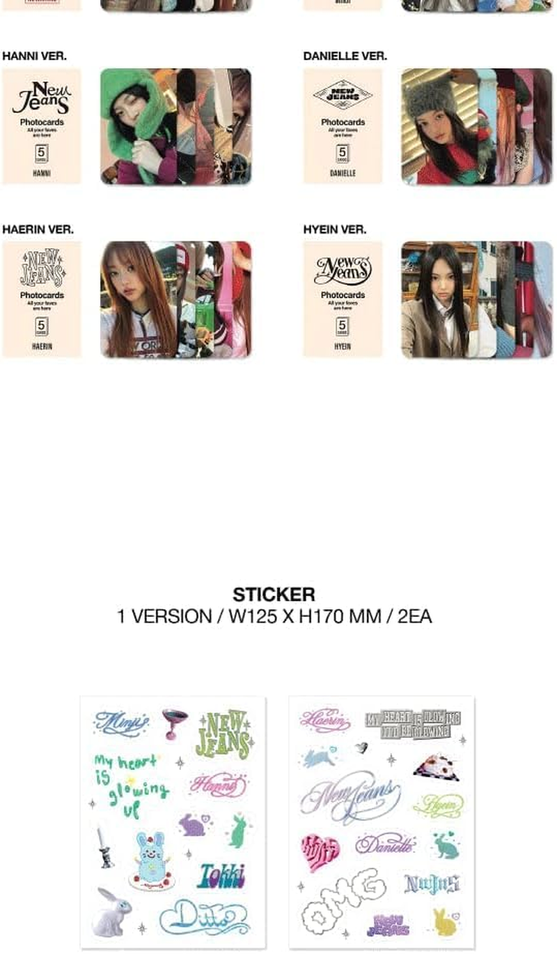 NewJeans OMG 1st Singile Album Message Card Version CD+Photobook+Message Card... - Picture 8 of 17