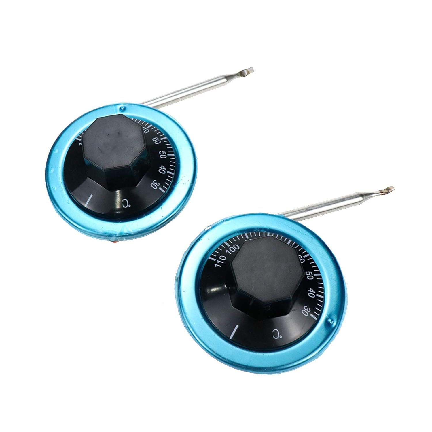 30-110 Celsius 125V/250VAC Adjustable Temperature Control Thermostat - Pack O...