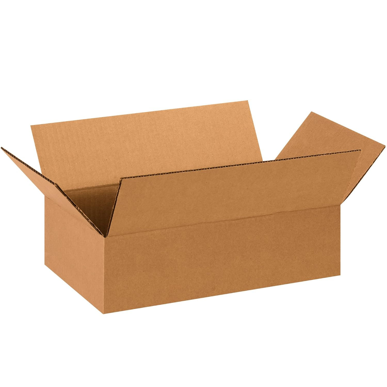 14 X 8 X 4 Corrugated Cardboard Boxes, Flat 14