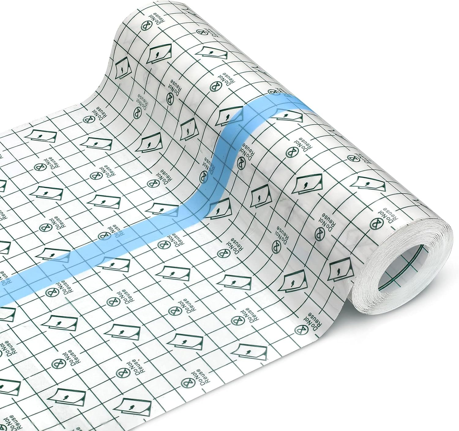 Peritoneal Dialysis Shower Protector Peritoneal Dialysis Belt Waterproof Transparent Dressing Wound Cover Bandage Tape for Swimming Post Surgical Scar Therapy Dressings, 8 X 197 Inches