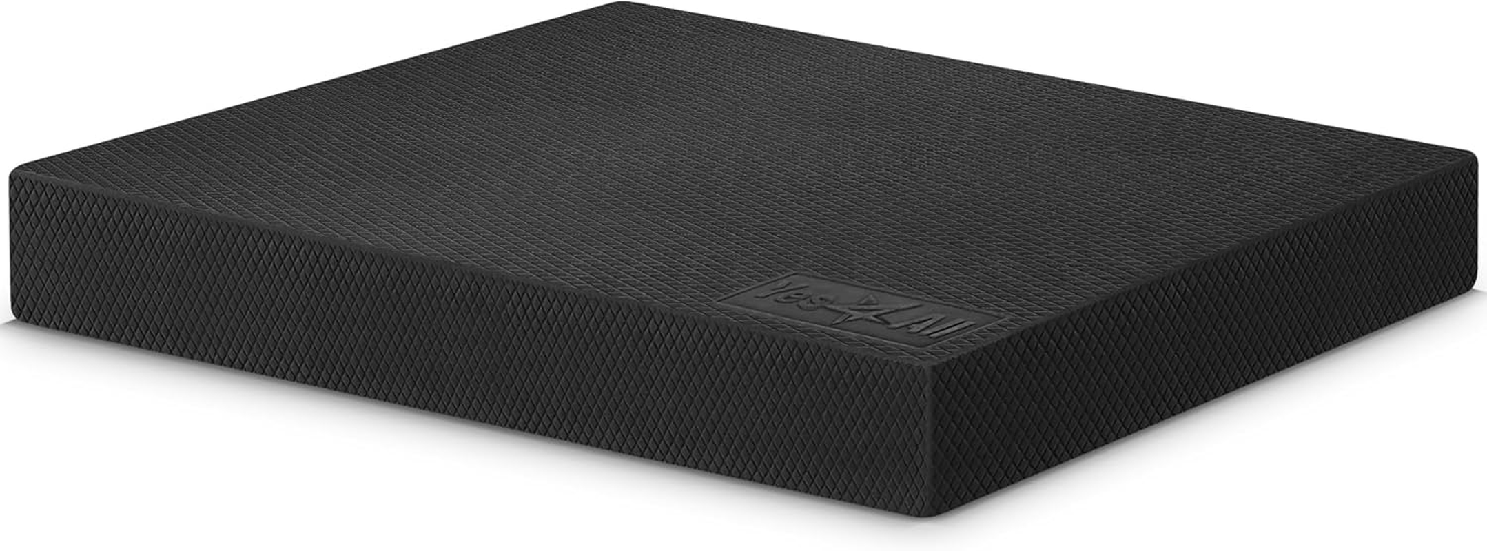 Balance Pad, Nonslip TPE Foam Balance Pad with Upgraded Sizes - L, XL, XXL Balance Mat for Fitness, Yoga & Stability Training - Multicolor Options - L, Black