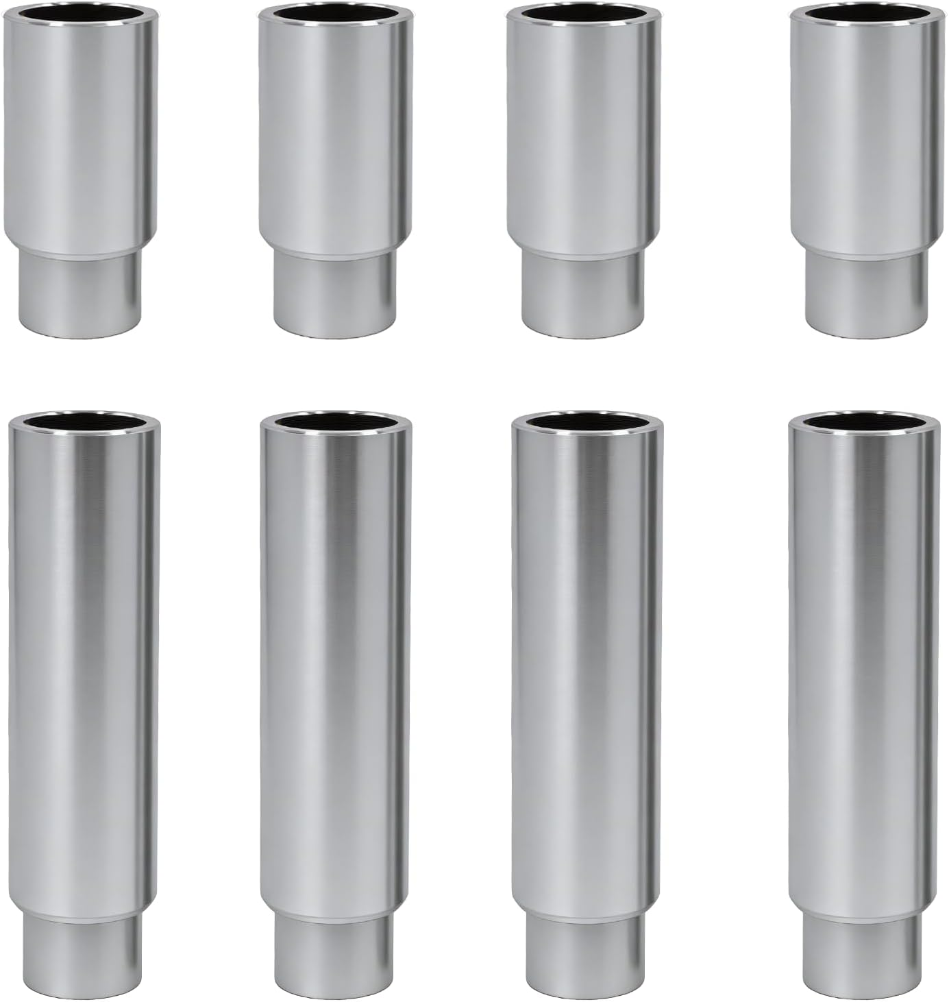 8Pcs Diameter 38Mm Lift Adapters, Stack Truck Adapter Kit Includes 2.36"(60Mm) and 4.92"(125Mm) Extension Adapter for 2 Post Car Lift Bridge Jack