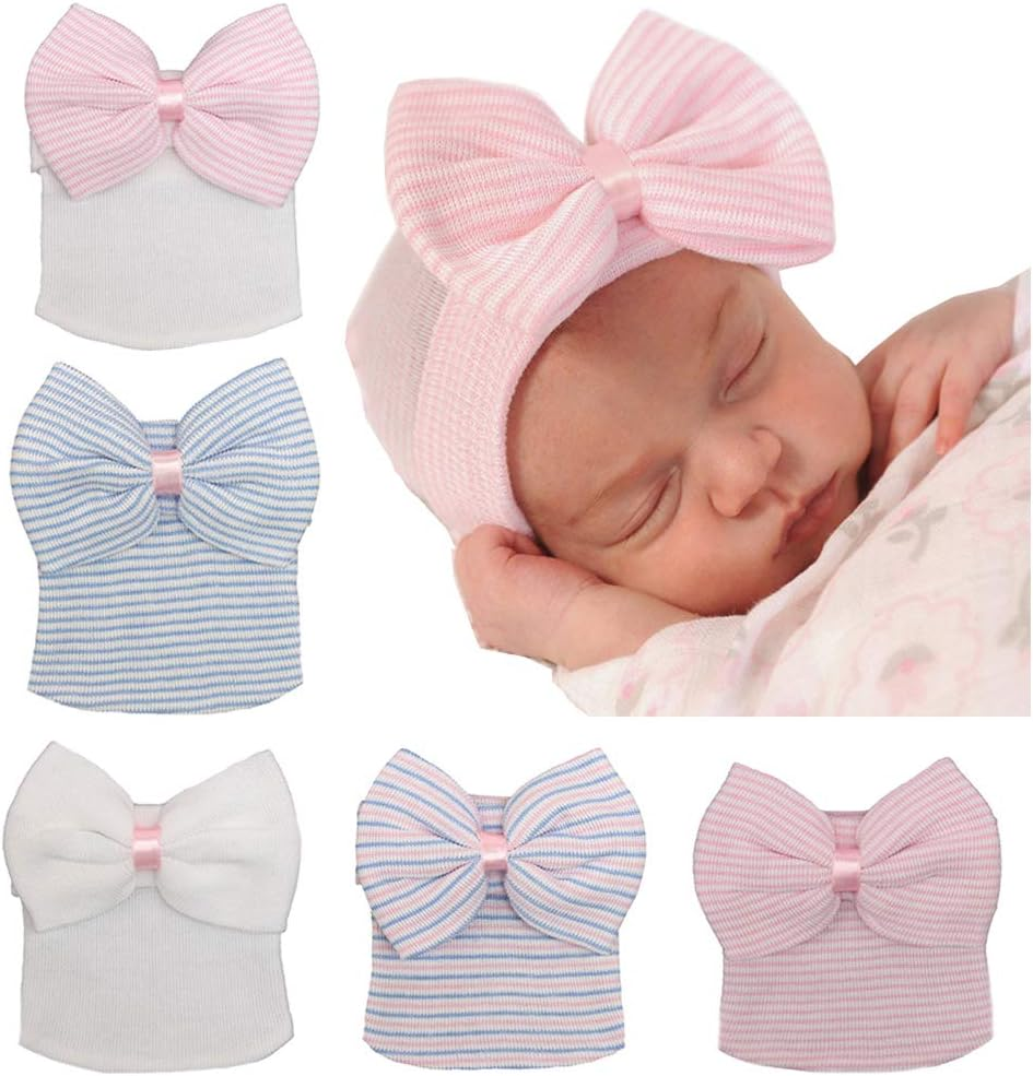 Upsmile 7 Pieces Adorable Baby Knot Headbands Newborn Elastic Sretch Head Wra... - Picture 2 of 20
