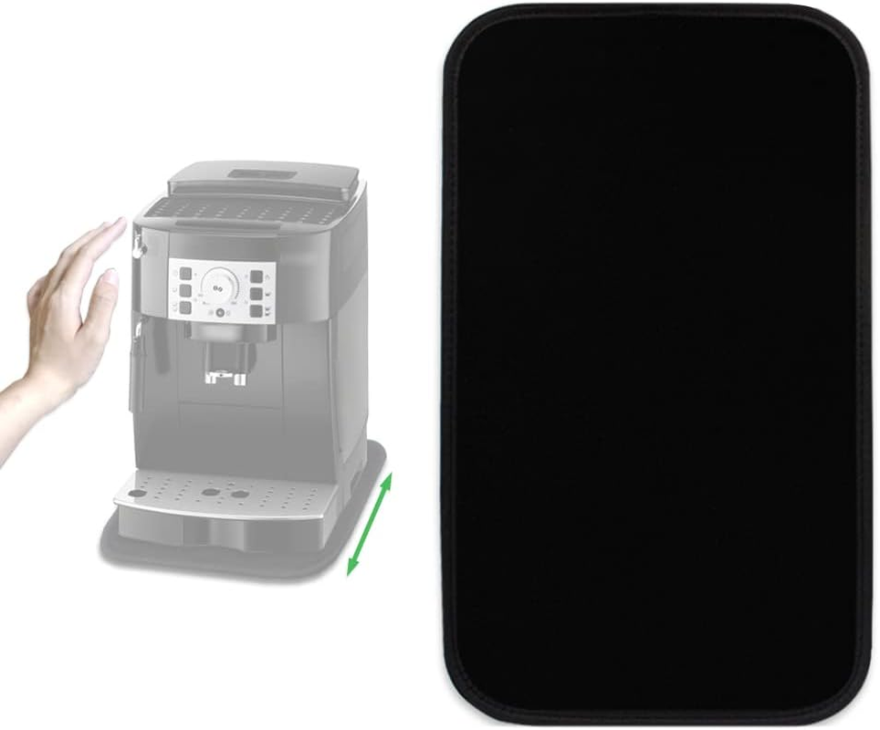 44 * 28CM Verschiebbare Unterlage Für Kaffeemaschine, Küchenmaschine, Rührgeräte - Stoff+Filz Gleitbrett Matte Passend Für De'Longhi Magnifica S ECAM 22.110.B/S Smart ECAM 230.13.B Kaffeevollautomat