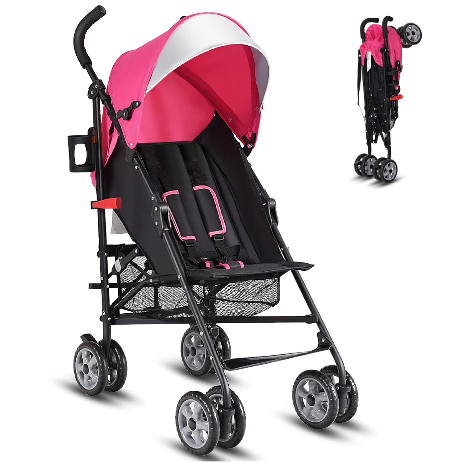 Baby Lightweight Stroller, Compact Travel Stroller for Airplane, Adjustable  Back | eBay