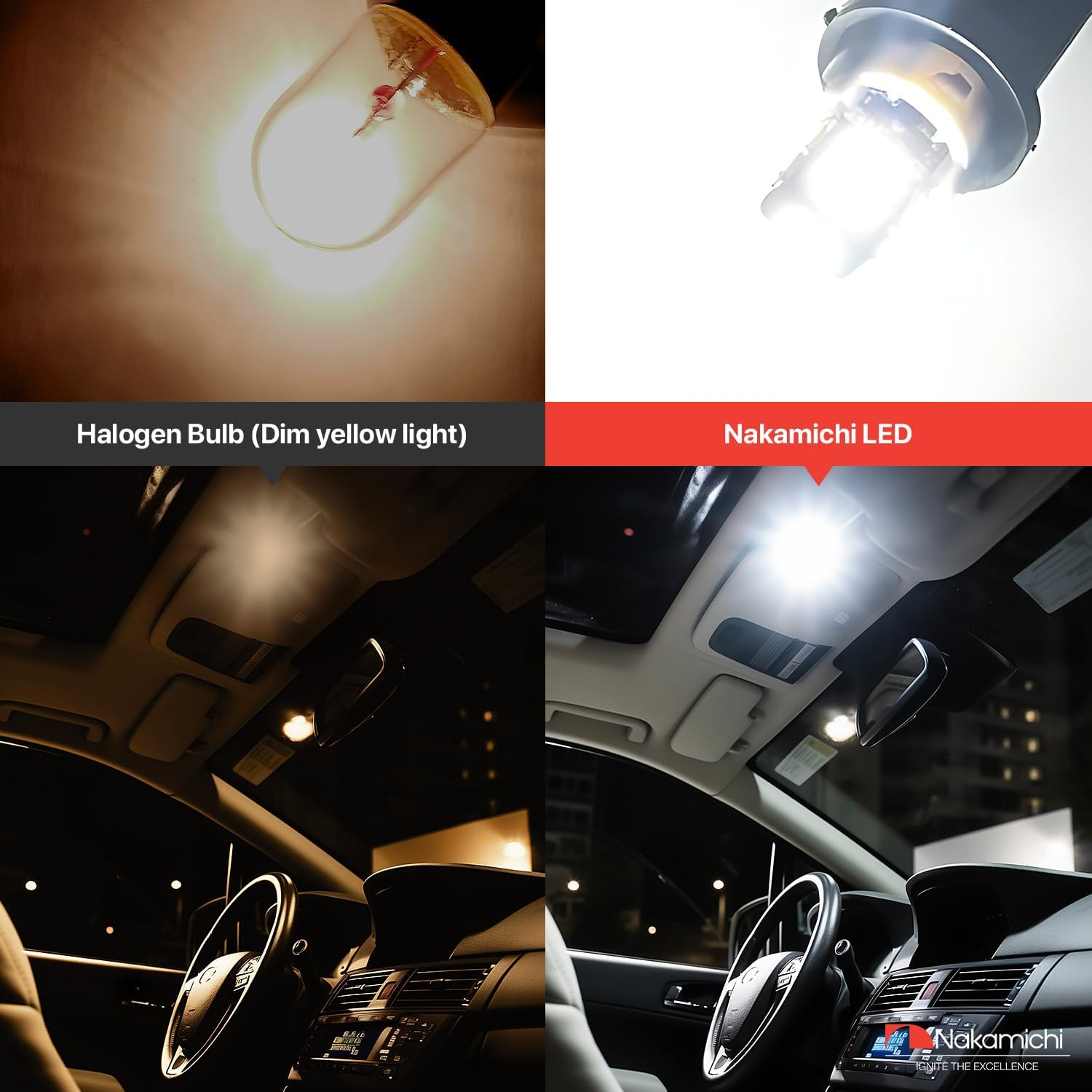 Nakamichi BA9S T4W Car LED Light Bulb BA9 1895 1891 53 57 47830 64111 3893, 1... - Picture 6 of 13