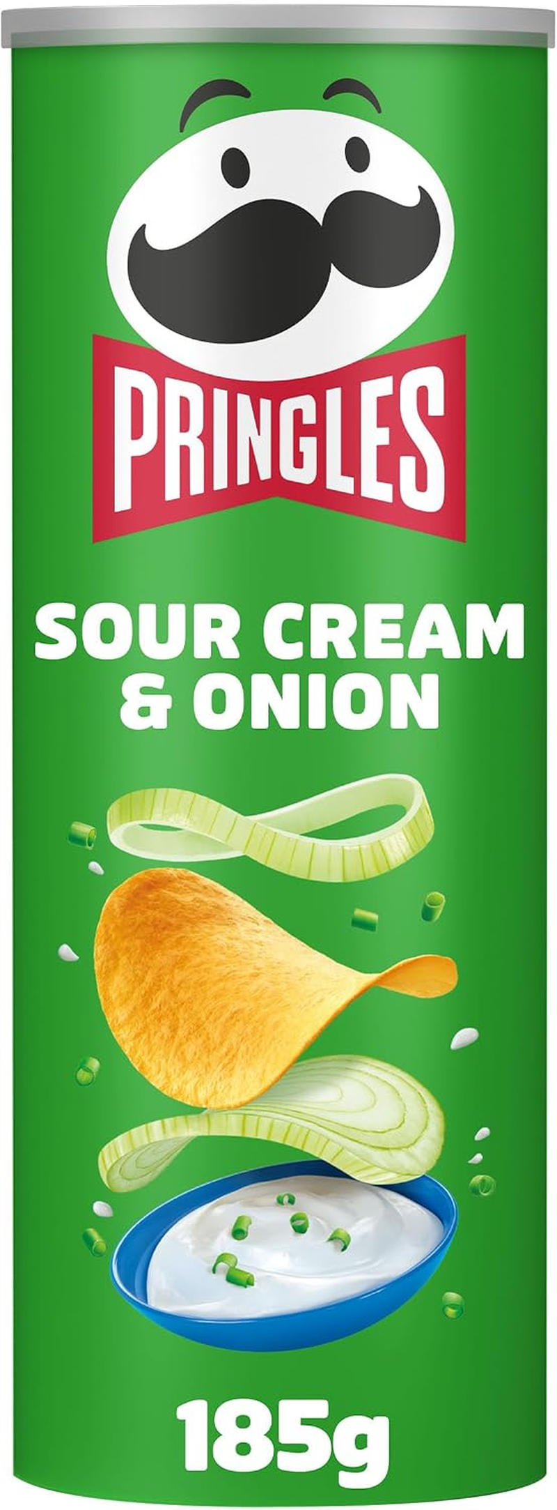 Pringles Sour Cream & Onion Sharing Crisps 185g