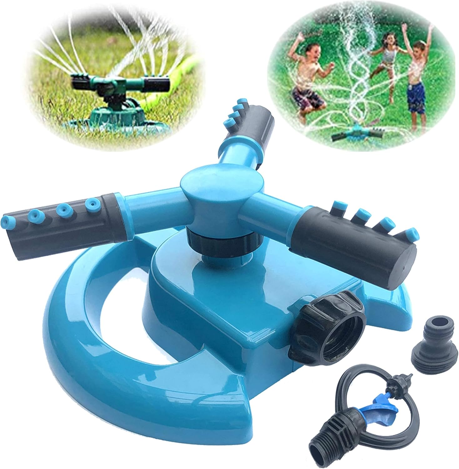 Kids Sprinklers for Yard Outdoor Activities-Spray Waterpark Backyard Water Toys for Kids-Splashing Fun Activity for Summer, Spray Water Toy for Toddlers Boys Girls Dogs Pets