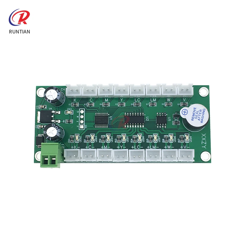 8-way Automatic Alarm Panel for 500ml 1L 2L 3L 5L 10L Ink Cartridge Ink missing alarm board for Ink supply system
