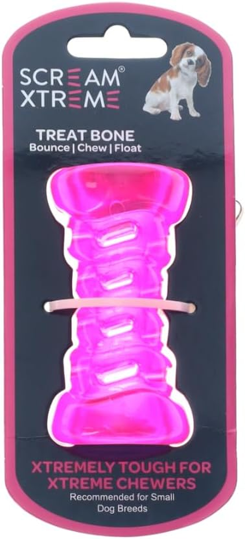 Scream Xtreme Treat Bone Loud Pink - Med/LGE 13cm - Picture 3 of 3
