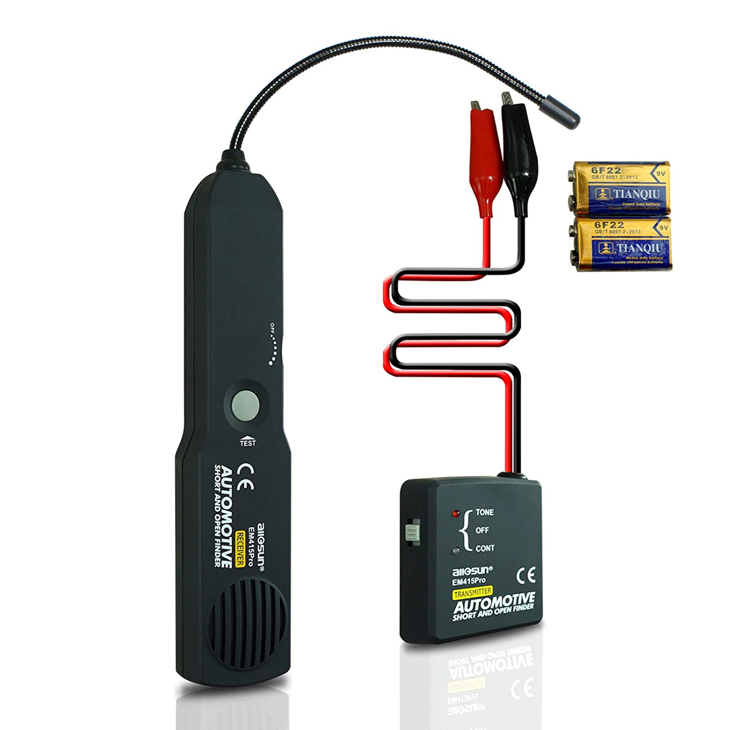 em415Pro Circuit Break Short Auto Finder Cable Wire Breaker Tracker DC Under 42V,12V Battery Diagnostics Wire Tracking
